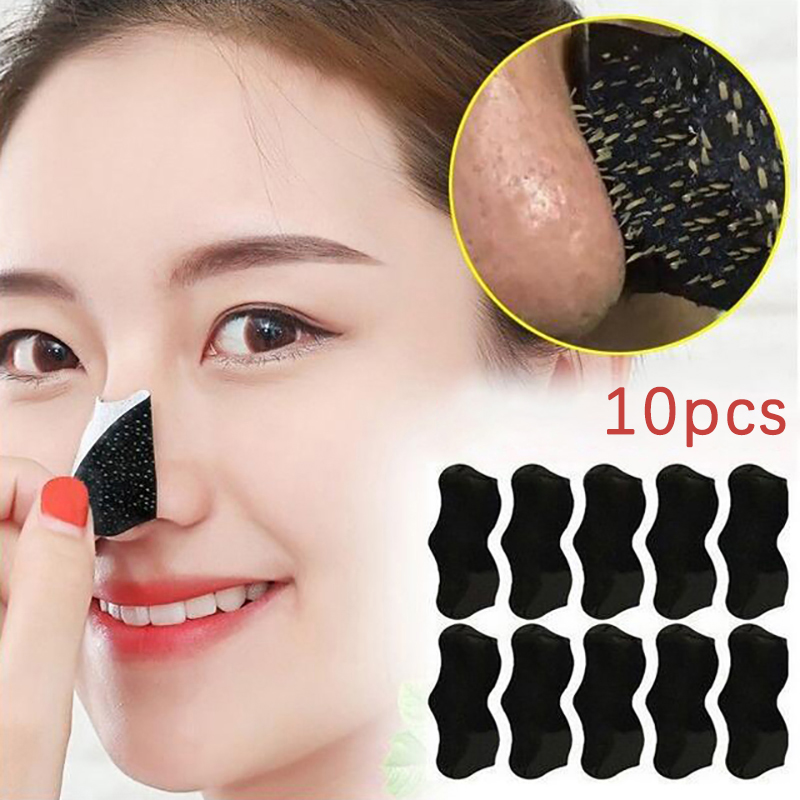 Face Mask Skincare - 10 個ユニセックス黒ずみ除去マスクピール鼻ストリップディープクレンジング毛穴縮小鼻黒ずみ除去ステッカースキンケアマスク「」