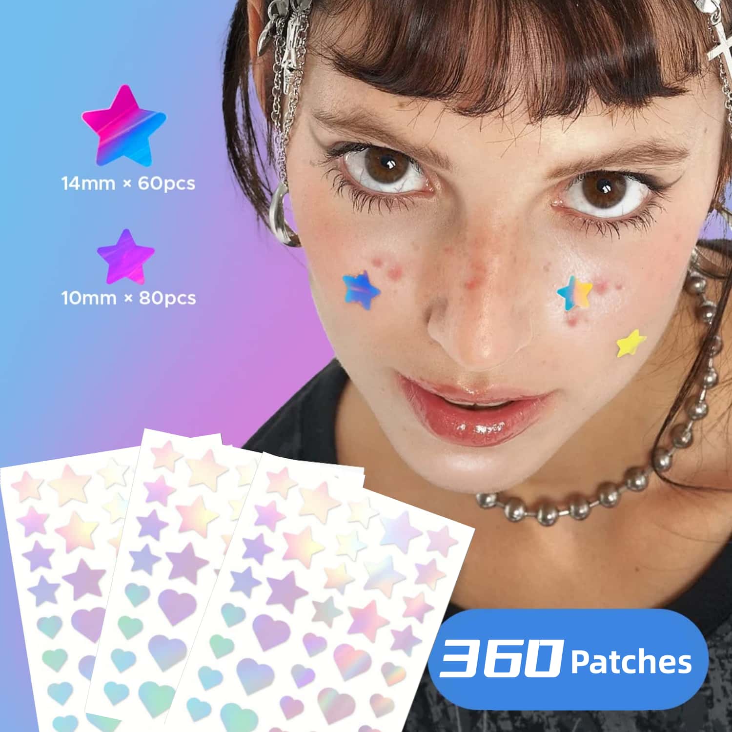 クールな新作ニキビパッチ、ハート型/星型の保湿ニキビパッチ。 - Face Moisturizer のレビューと価格