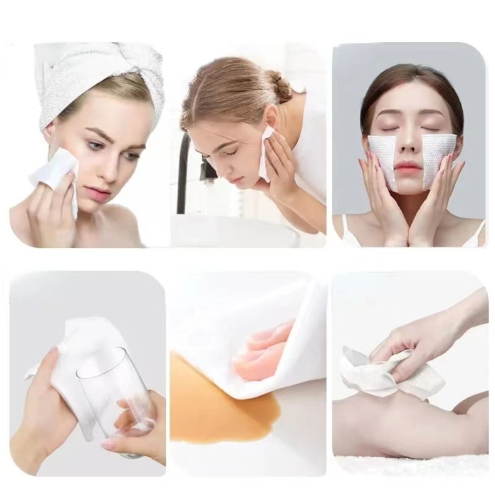 使い捨て圧縮洗顔コットンタオル、再利用可能なソフトトラベルタ - Cleanser Face のレビューと価格
