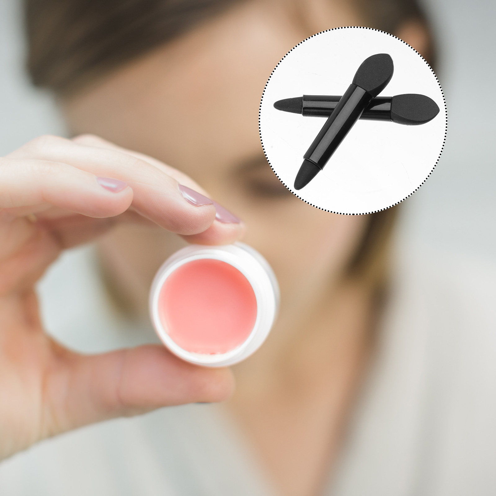 1個入り、両端に異なる形状のシリコン製リップマスクブラシ。柔 - Lip Balm のレビューと価格